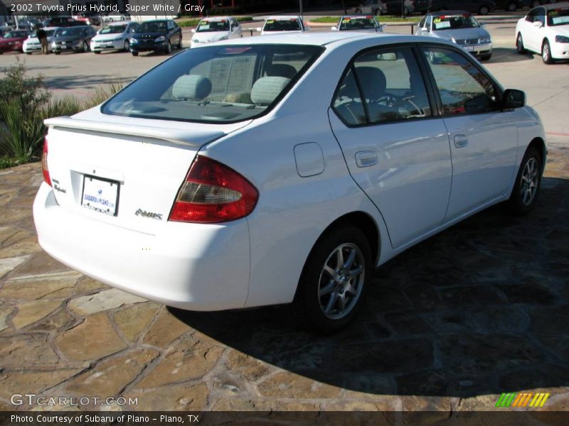 Super White / Gray 2002 Toyota Prius Hybrid