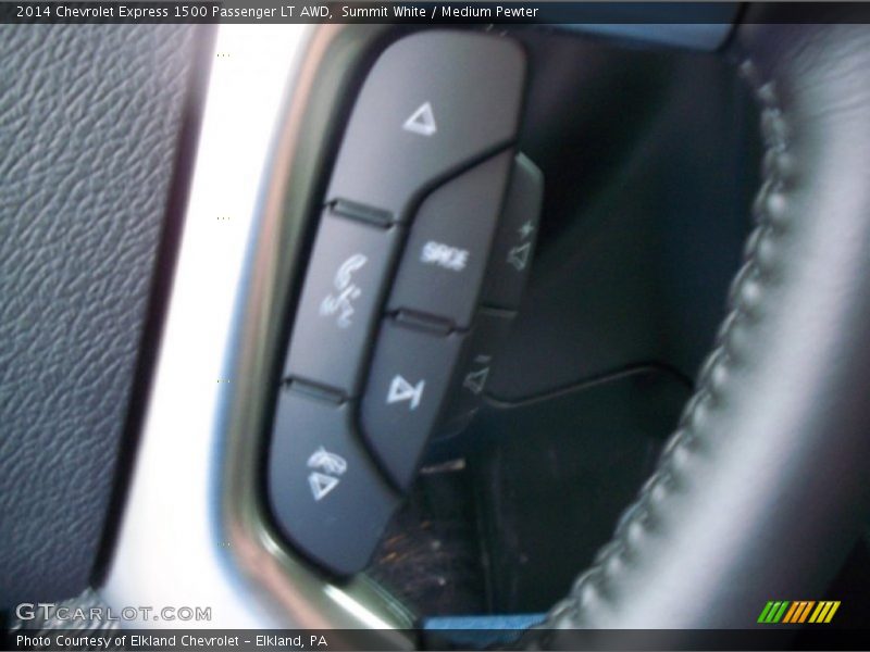 Summit White / Medium Pewter 2014 Chevrolet Express 1500 Passenger LT AWD