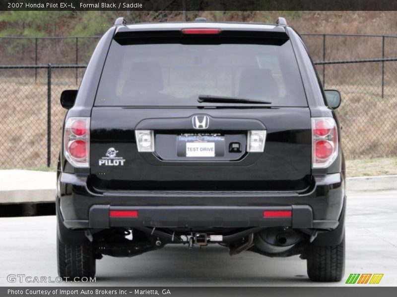 Formal Black / Saddle 2007 Honda Pilot EX-L