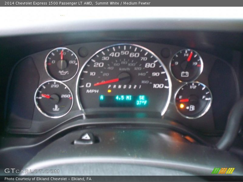 Summit White / Medium Pewter 2014 Chevrolet Express 1500 Passenger LT AWD
