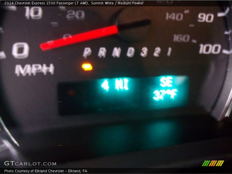 Summit White / Medium Pewter 2014 Chevrolet Express 1500 Passenger LT AWD