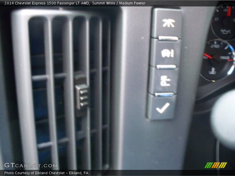 Summit White / Medium Pewter 2014 Chevrolet Express 1500 Passenger LT AWD