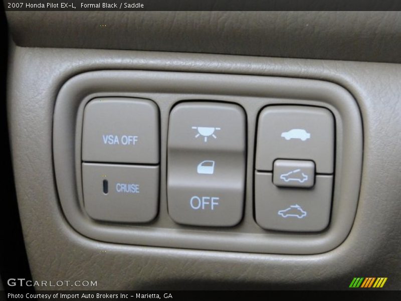 Formal Black / Saddle 2007 Honda Pilot EX-L