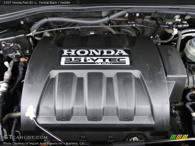 Formal Black / Saddle 2007 Honda Pilot EX-L
