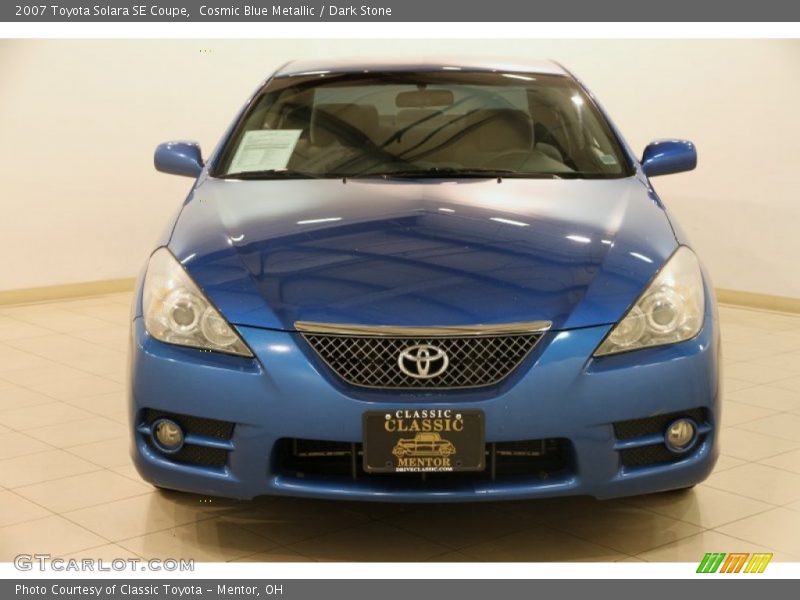 Cosmic Blue Metallic / Dark Stone 2007 Toyota Solara SE Coupe