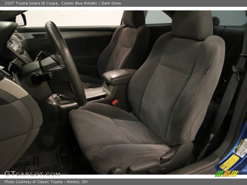 Front Seat of 2007 Solara SE Coupe