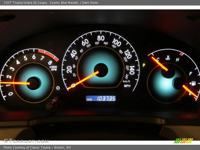  2007 Solara SE Coupe SE Coupe Gauges