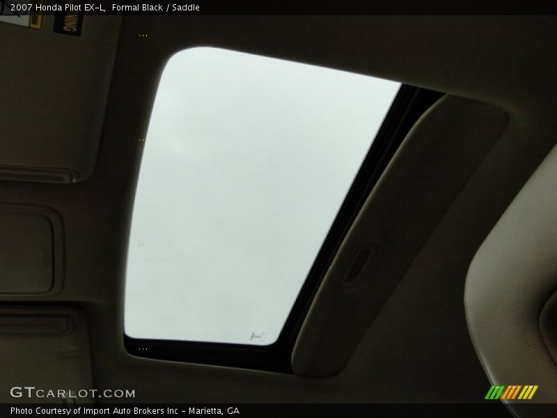Formal Black / Saddle 2007 Honda Pilot EX-L