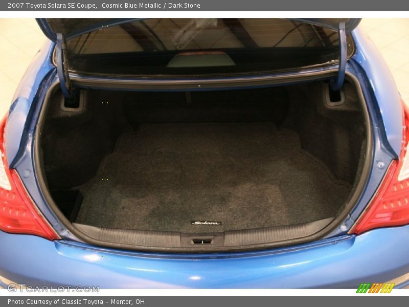 Cosmic Blue Metallic / Dark Stone 2007 Toyota Solara SE Coupe