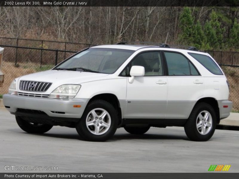 White Gold Crystal / Ivory 2002 Lexus RX 300