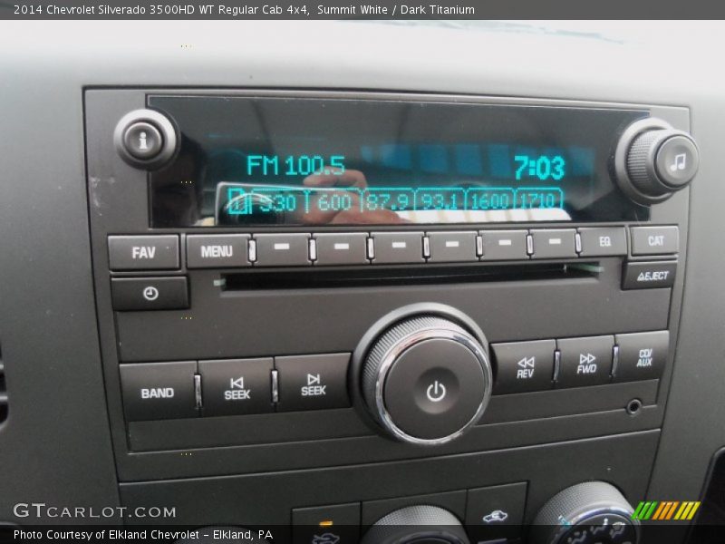 Audio System of 2014 Silverado 3500HD WT Regular Cab 4x4