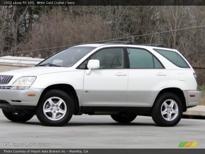 White Gold Crystal / Ivory 2002 Lexus RX 300