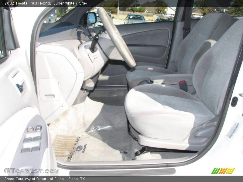 Super White / Gray 2002 Toyota Prius Hybrid