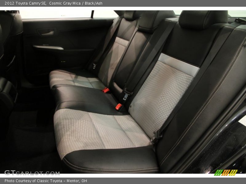 Cosmic Gray Mica / Black/Ash 2012 Toyota Camry SE