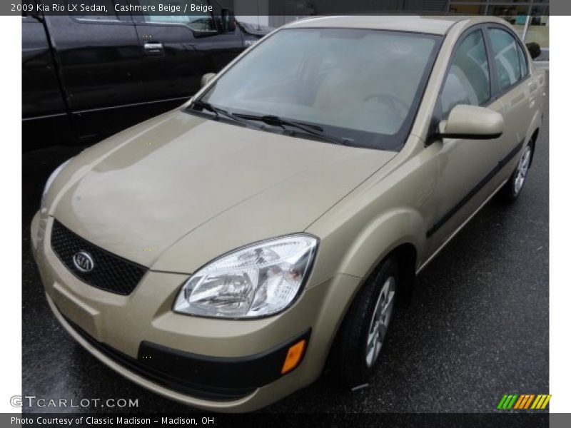 Cashmere Beige / Beige 2009 Kia Rio LX Sedan