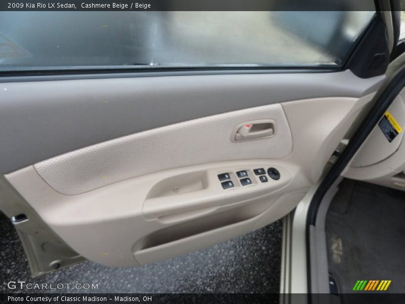 Cashmere Beige / Beige 2009 Kia Rio LX Sedan