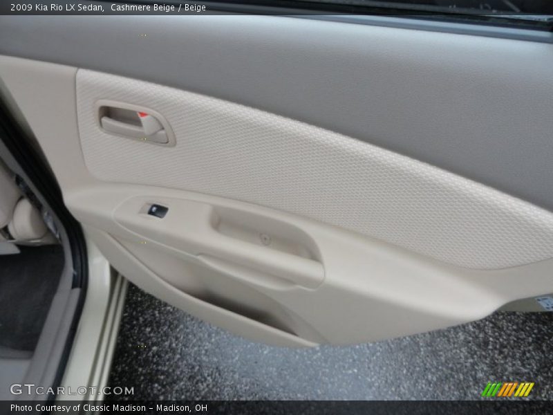 Cashmere Beige / Beige 2009 Kia Rio LX Sedan