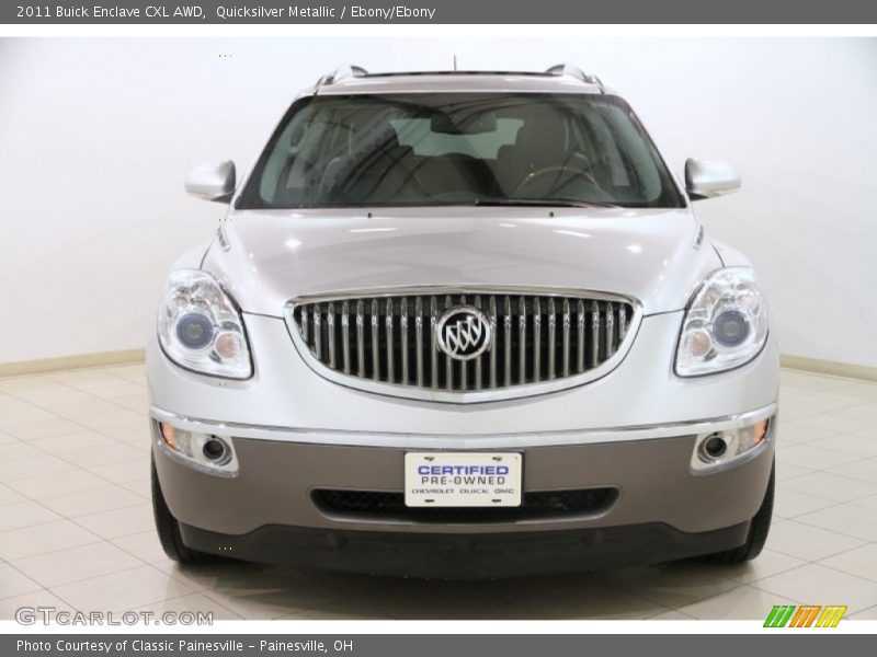 Quicksilver Metallic / Ebony/Ebony 2011 Buick Enclave CXL AWD