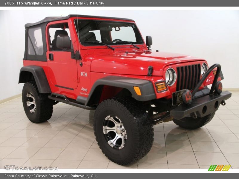 Flame Red / Dark Slate Gray 2006 Jeep Wrangler X 4x4