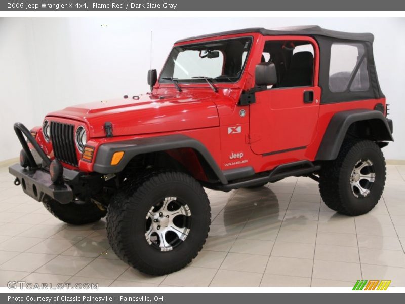 Flame Red / Dark Slate Gray 2006 Jeep Wrangler X 4x4