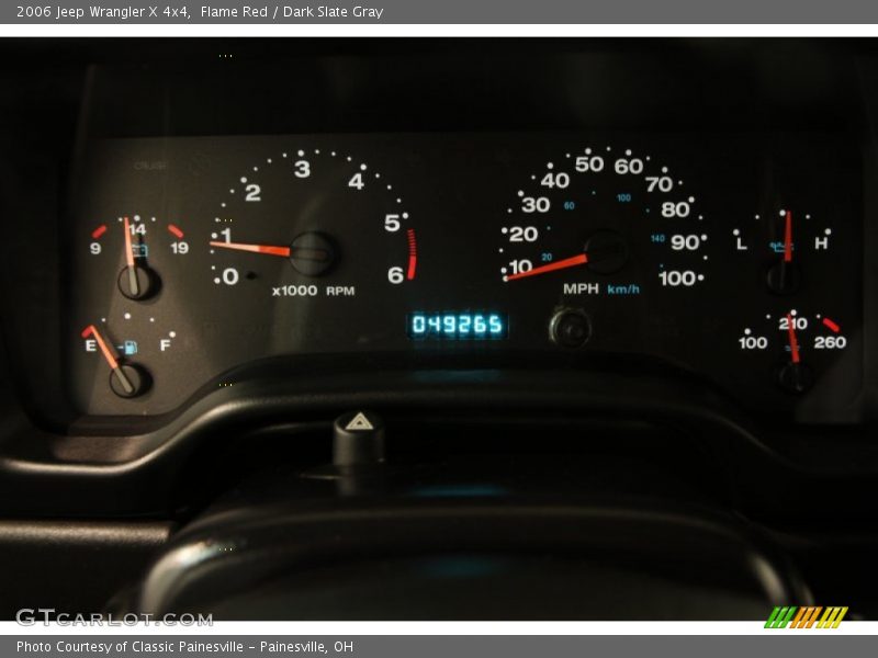 Flame Red / Dark Slate Gray 2006 Jeep Wrangler X 4x4