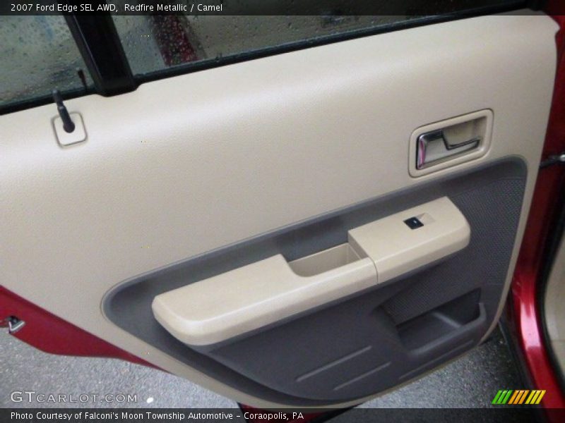 Redfire Metallic / Camel 2007 Ford Edge SEL AWD