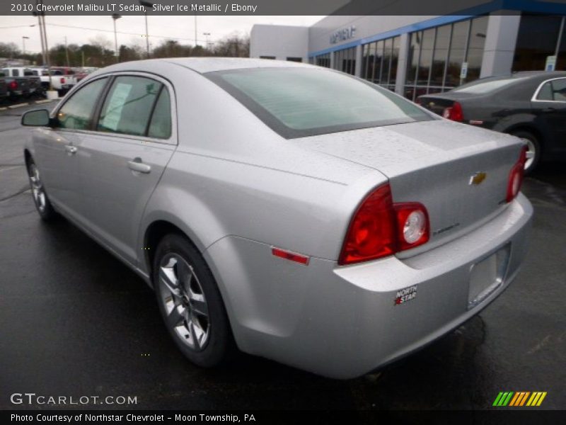 Silver Ice Metallic / Ebony 2010 Chevrolet Malibu LT Sedan