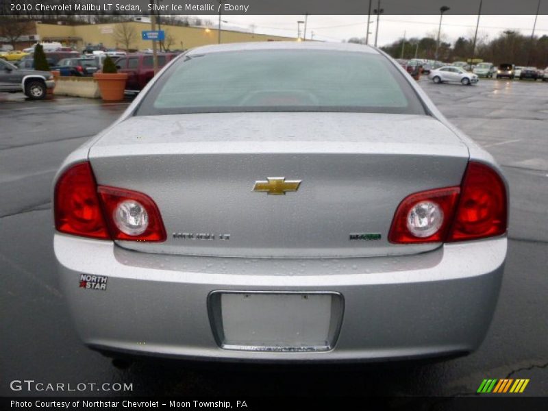 Silver Ice Metallic / Ebony 2010 Chevrolet Malibu LT Sedan