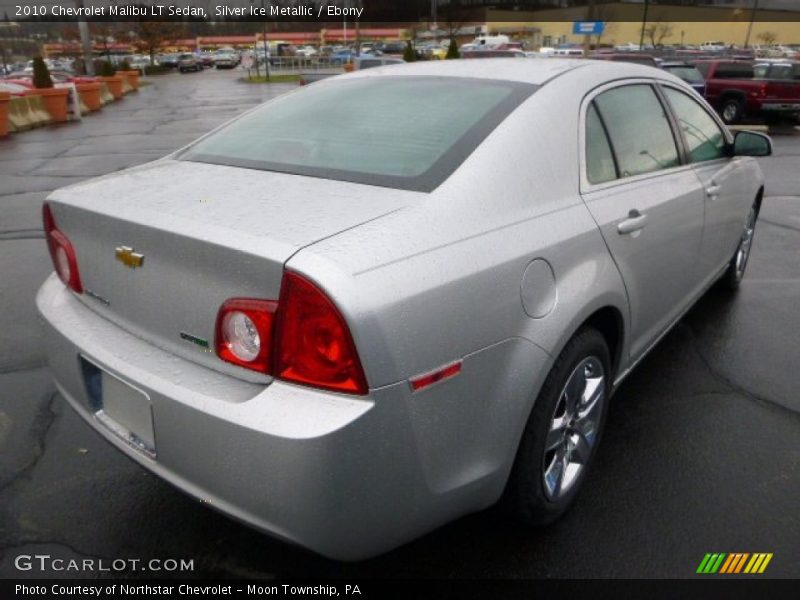 Silver Ice Metallic / Ebony 2010 Chevrolet Malibu LT Sedan