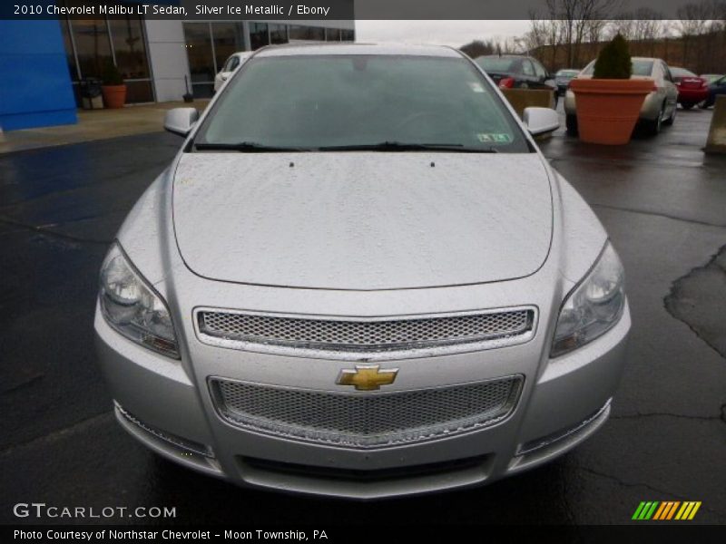 Silver Ice Metallic / Ebony 2010 Chevrolet Malibu LT Sedan