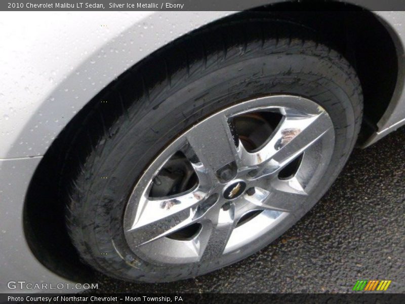 Silver Ice Metallic / Ebony 2010 Chevrolet Malibu LT Sedan