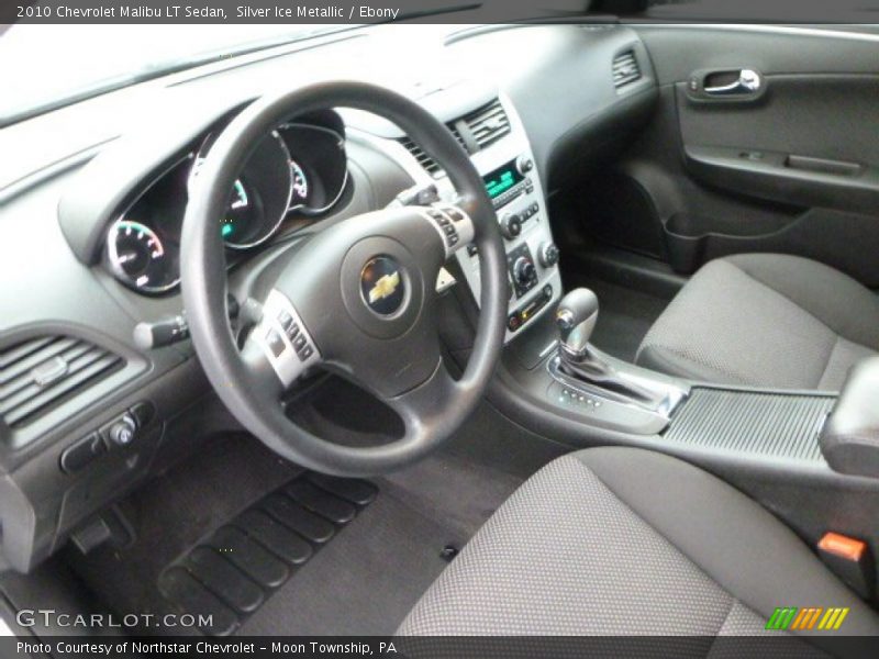 Silver Ice Metallic / Ebony 2010 Chevrolet Malibu LT Sedan