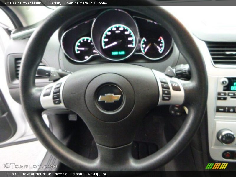 Silver Ice Metallic / Ebony 2010 Chevrolet Malibu LT Sedan
