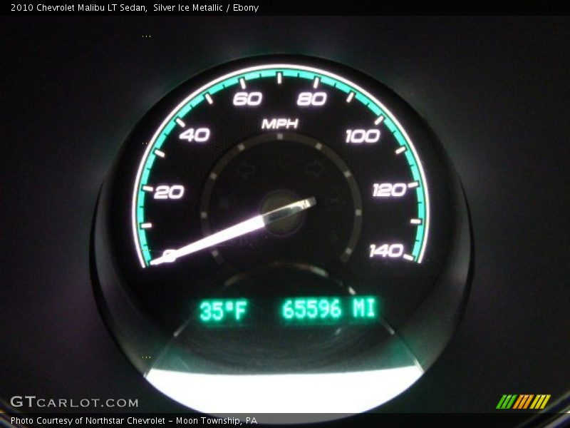 Silver Ice Metallic / Ebony 2010 Chevrolet Malibu LT Sedan