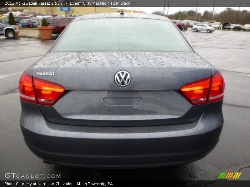 Platinum Gray Metallic / Titan Black 2012 Volkswagen Passat 2.5L S