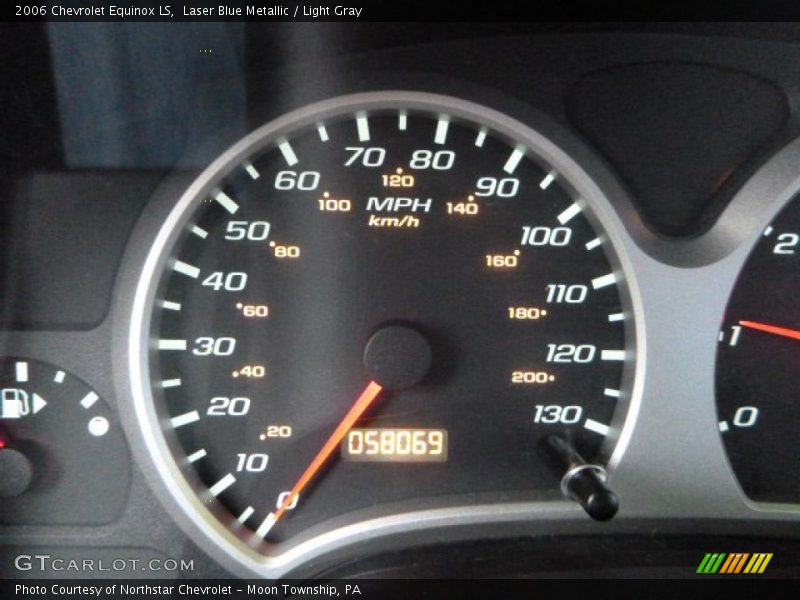 Laser Blue Metallic / Light Gray 2006 Chevrolet Equinox LS