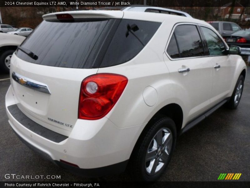 White Diamond Tricoat / Jet Black 2014 Chevrolet Equinox LTZ AWD
