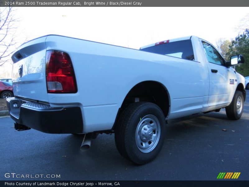 Bright White / Black/Diesel Gray 2014 Ram 2500 Tradesman Regular Cab