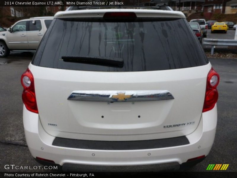 White Diamond Tricoat / Jet Black 2014 Chevrolet Equinox LTZ AWD