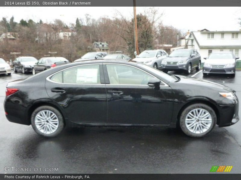 Obsidian Black / Parchment 2014 Lexus ES 350