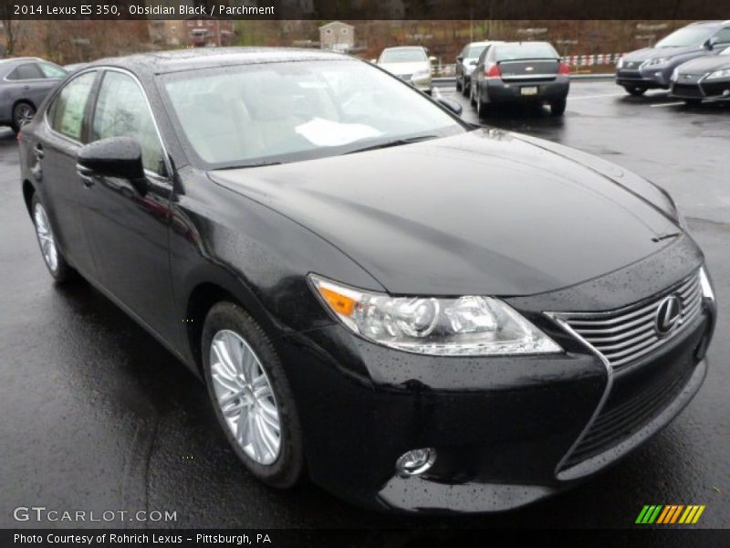Obsidian Black / Parchment 2014 Lexus ES 350