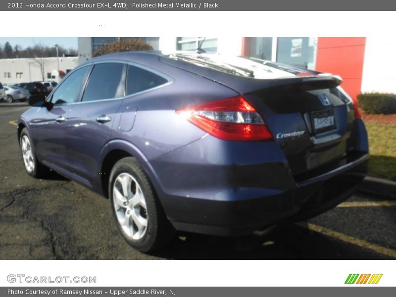 Polished Metal Metallic / Black 2012 Honda Accord Crosstour EX-L 4WD