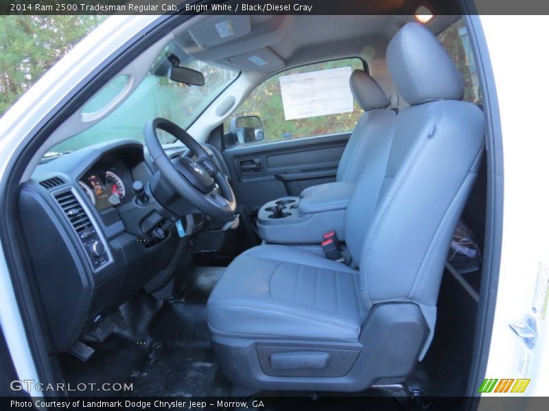Bright White / Black/Diesel Gray 2014 Ram 2500 Tradesman Regular Cab