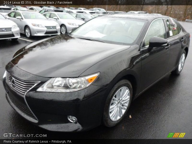 Obsidian Black / Parchment 2014 Lexus ES 350