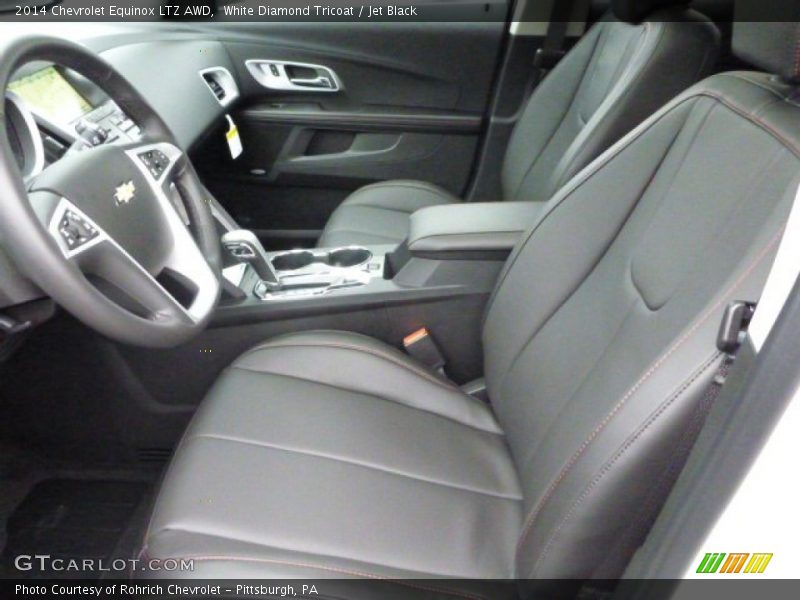 Front Seat of 2014 Equinox LTZ AWD