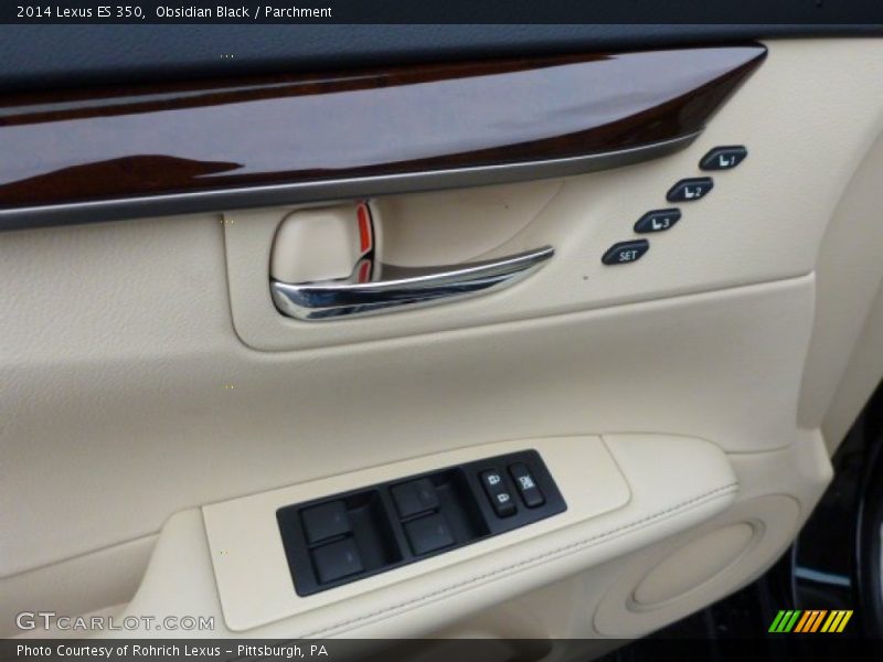 Obsidian Black / Parchment 2014 Lexus ES 350