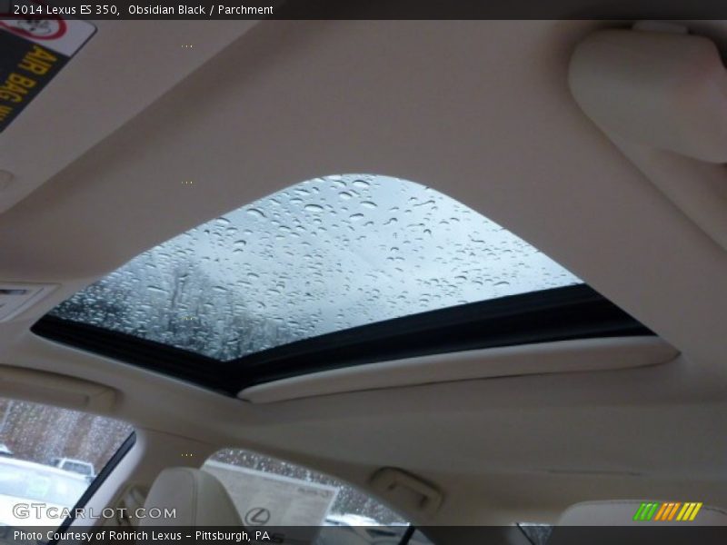 Obsidian Black / Parchment 2014 Lexus ES 350