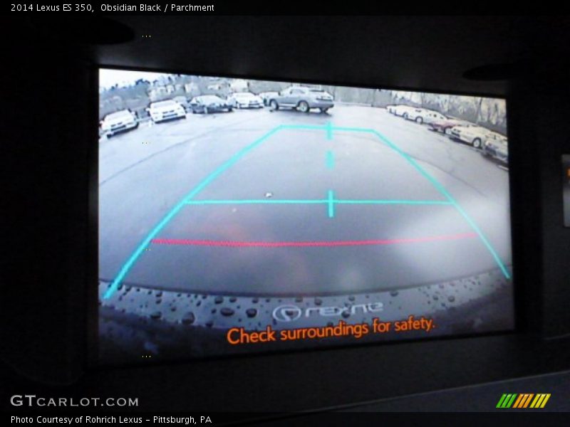 Obsidian Black / Parchment 2014 Lexus ES 350