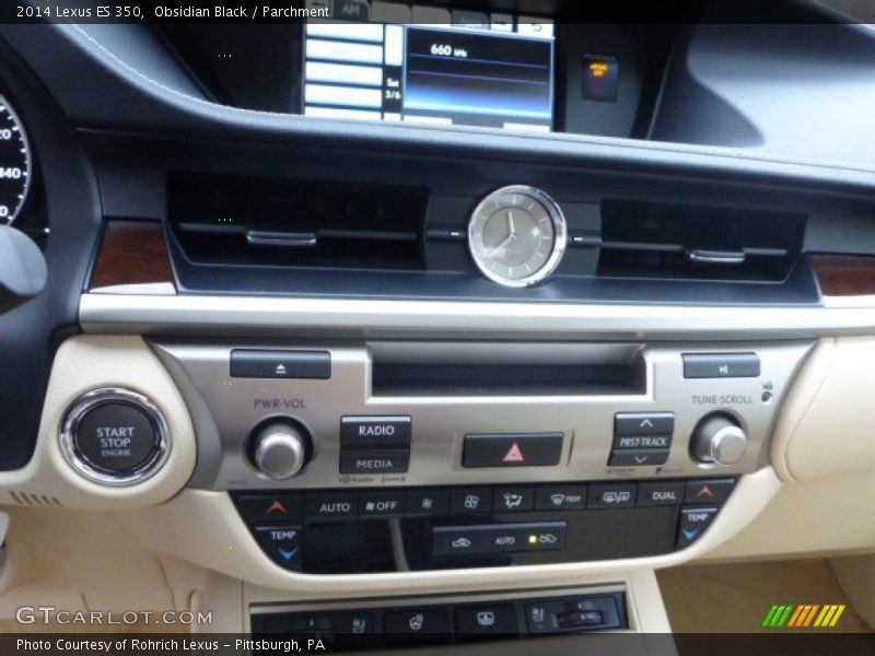 Obsidian Black / Parchment 2014 Lexus ES 350