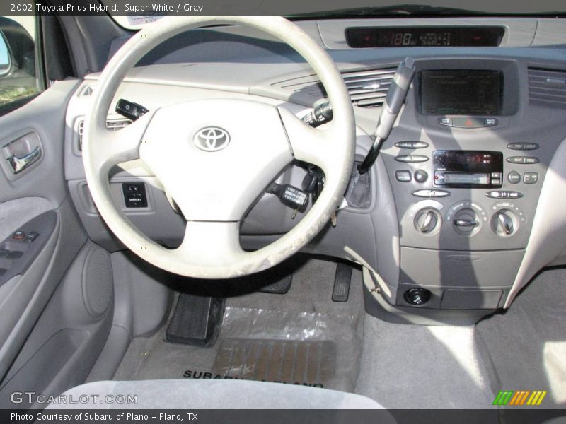 Super White / Gray 2002 Toyota Prius Hybrid